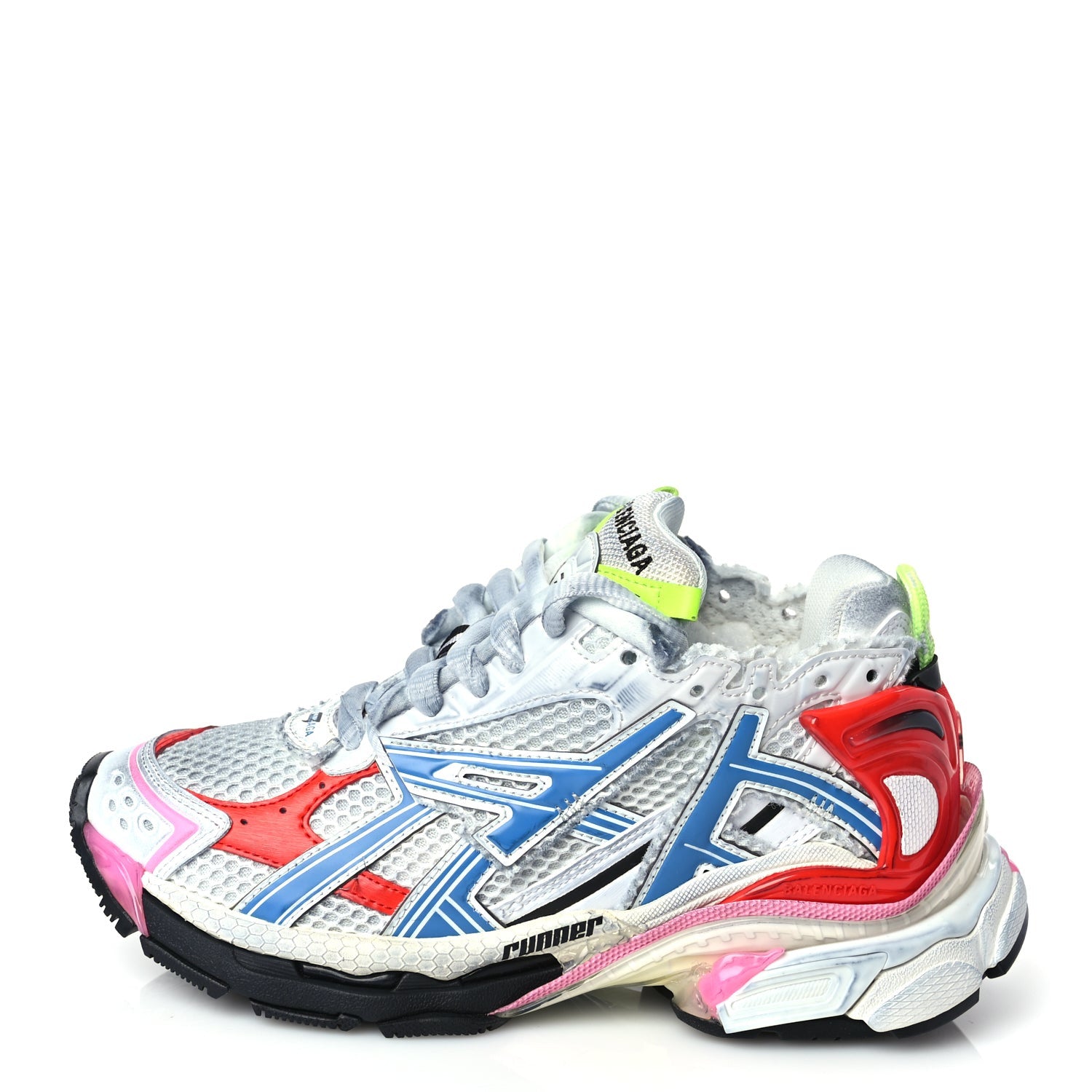 red blue pink balenciaga