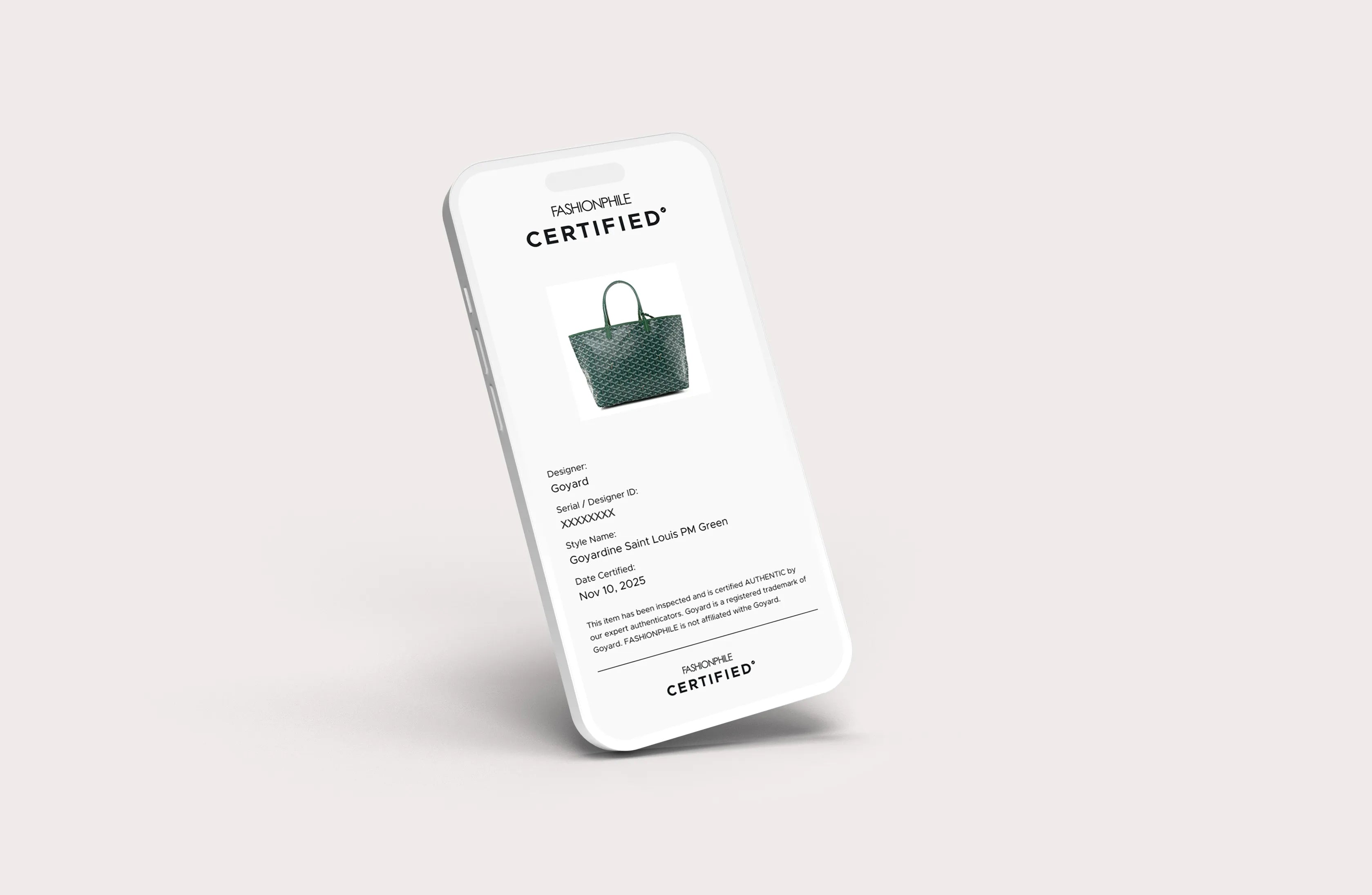 FASHIONPHILE Introduces a Digital Certificate of Authenticity