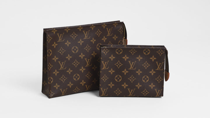 Two Louis Vuitton Monogram Toiletry Pouches