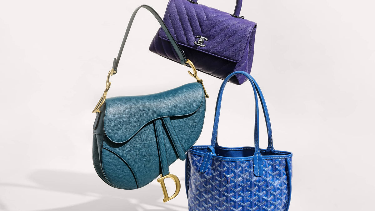 A Dior Saddle, a Chanel Handbag, and a mini Goyard Tote