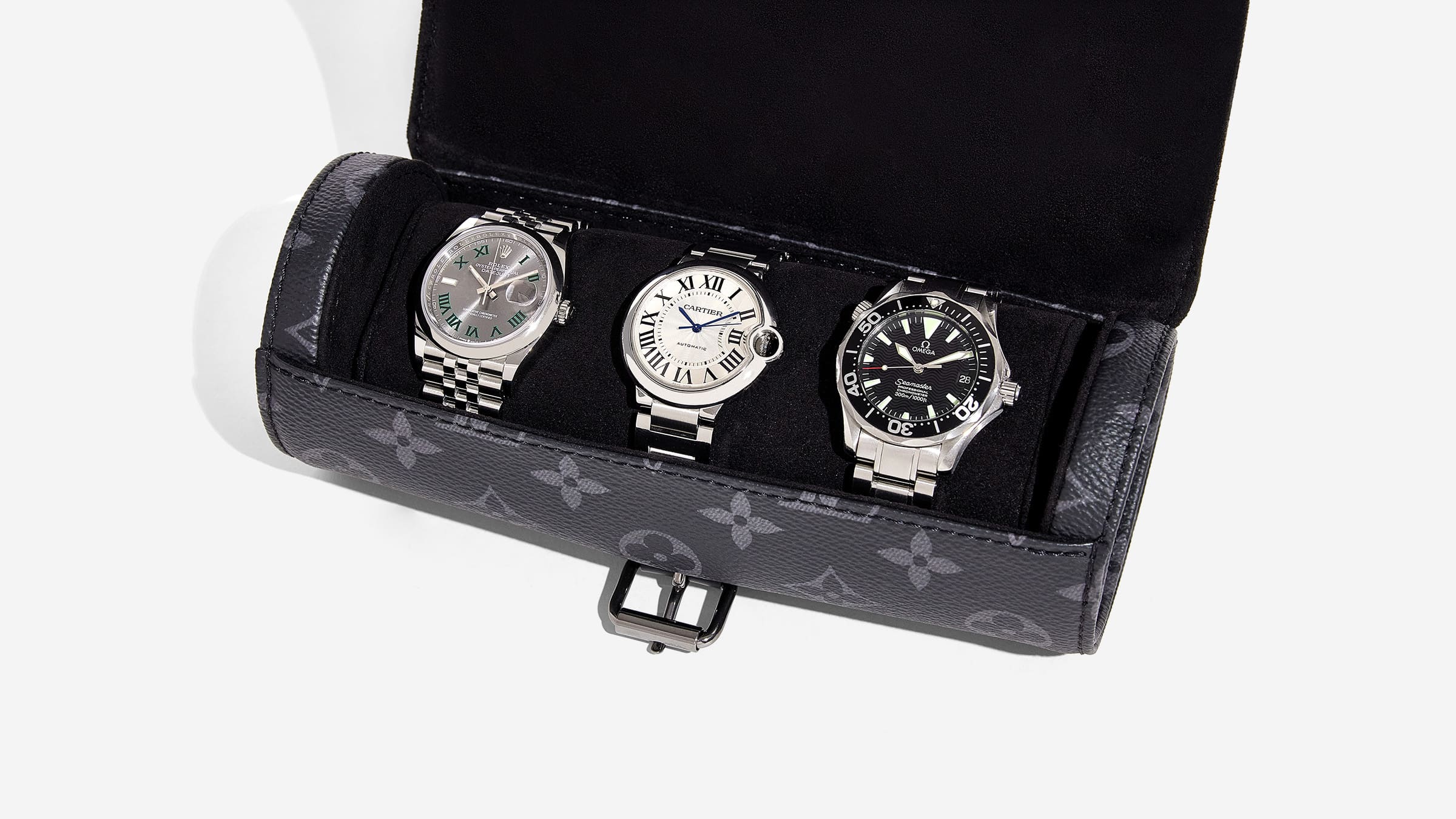 storing watches inside a watch box by louis vuitton by FASHIONPHILE