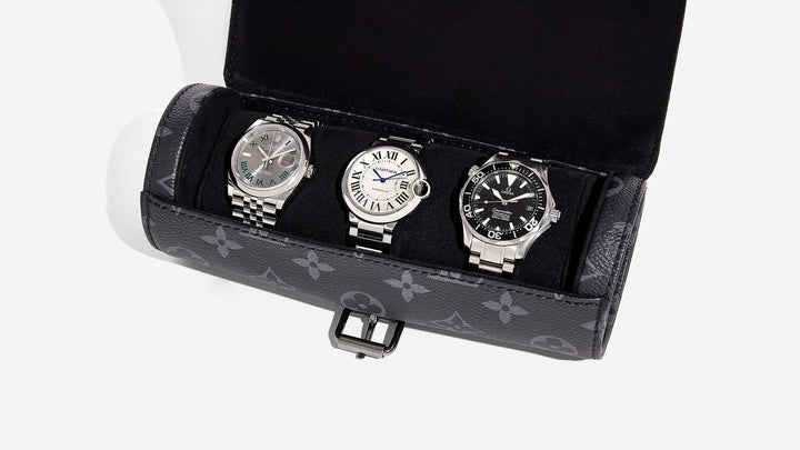 storing watches inside a watch box by louis vuitton by FASHIONPHILE