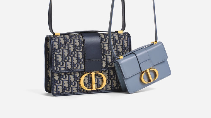 comparing dior 30 montaigne flap sizes by FASHIONPHILE