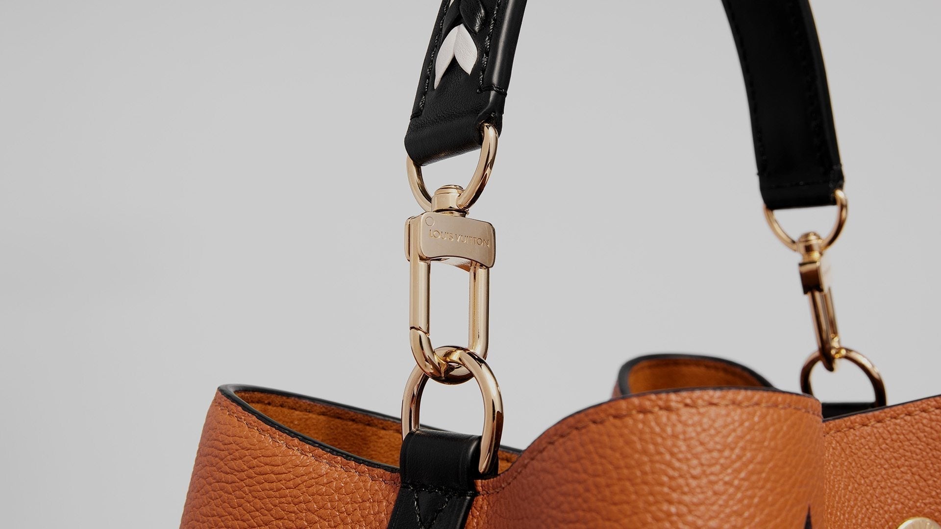 close up product image of louis vuitton hardware