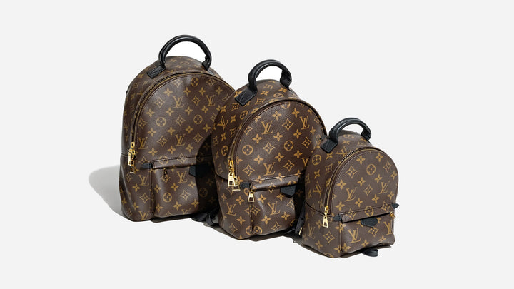 louis vuitton palm springs backpack size comparisons ranging from biggest to smallest FASHIONPHILE