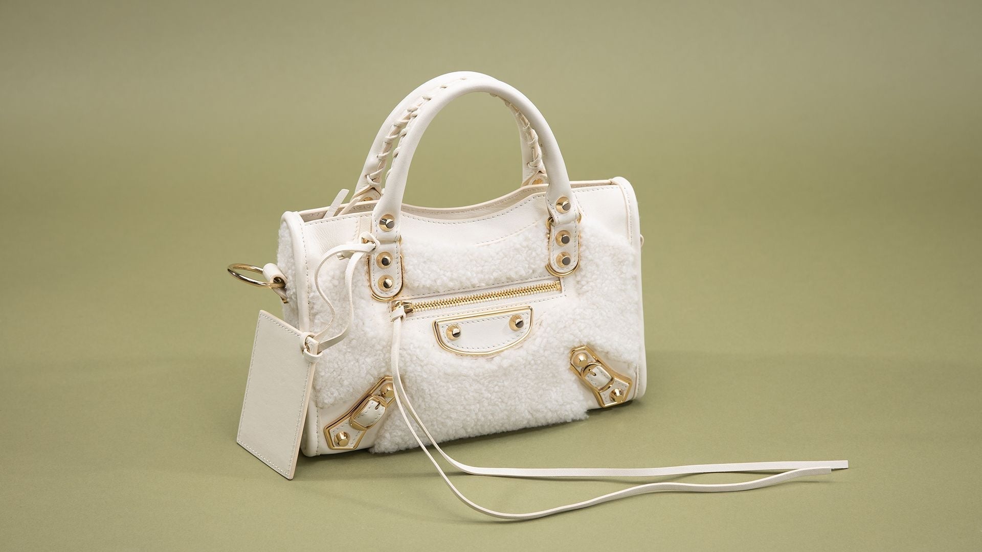 Shearling fur bags