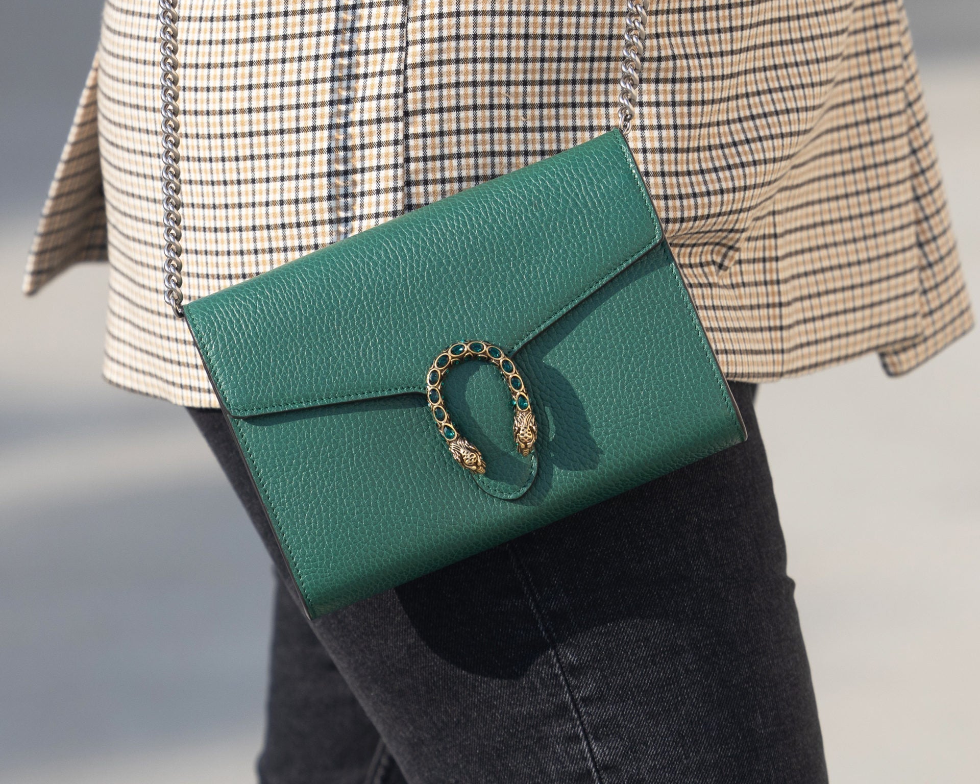 lifestyle image of gucci dionysus bag FASHIONPHILE