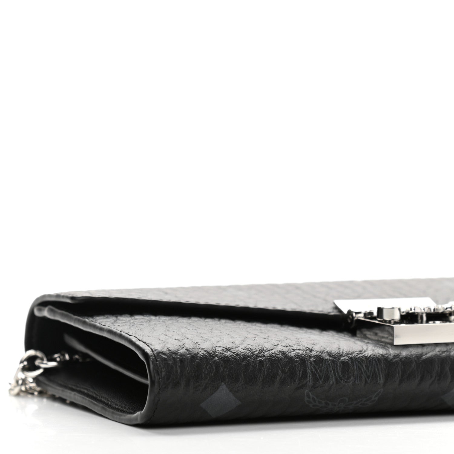 MCM Visetos Large Patricia Wallet On Chain Black 8 of 9
