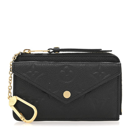 Louis Vuitton Empreinte Recto Verso Card Holder Black 1 of 8
