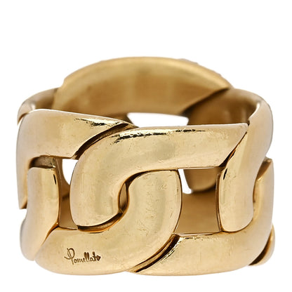 Pomellato 18K Yellow Gold Diamond Tango Ring 51 5.75 3 of 5