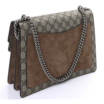 Gucci GG Supreme Monogram Medium Dionysus Shoulder Bag Taupe 2 of 8