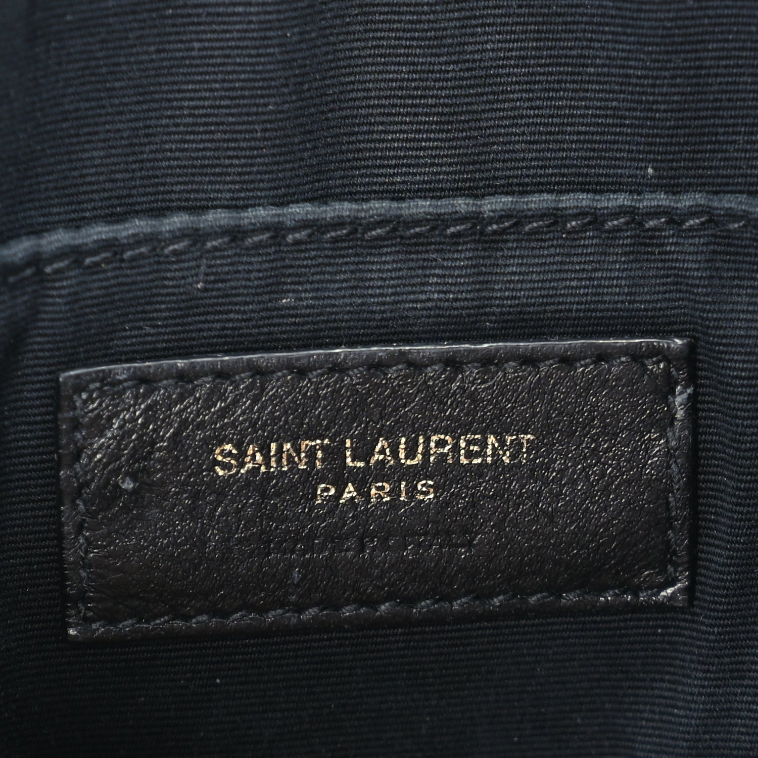 Saint Laurent Calfskin Matelasse Monogram Lou Camera Bag  Black 5 of 8