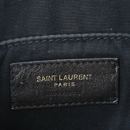 Saint Laurent Calfskin Matelasse Monogram Lou Camera Bag  Black 5 of 8