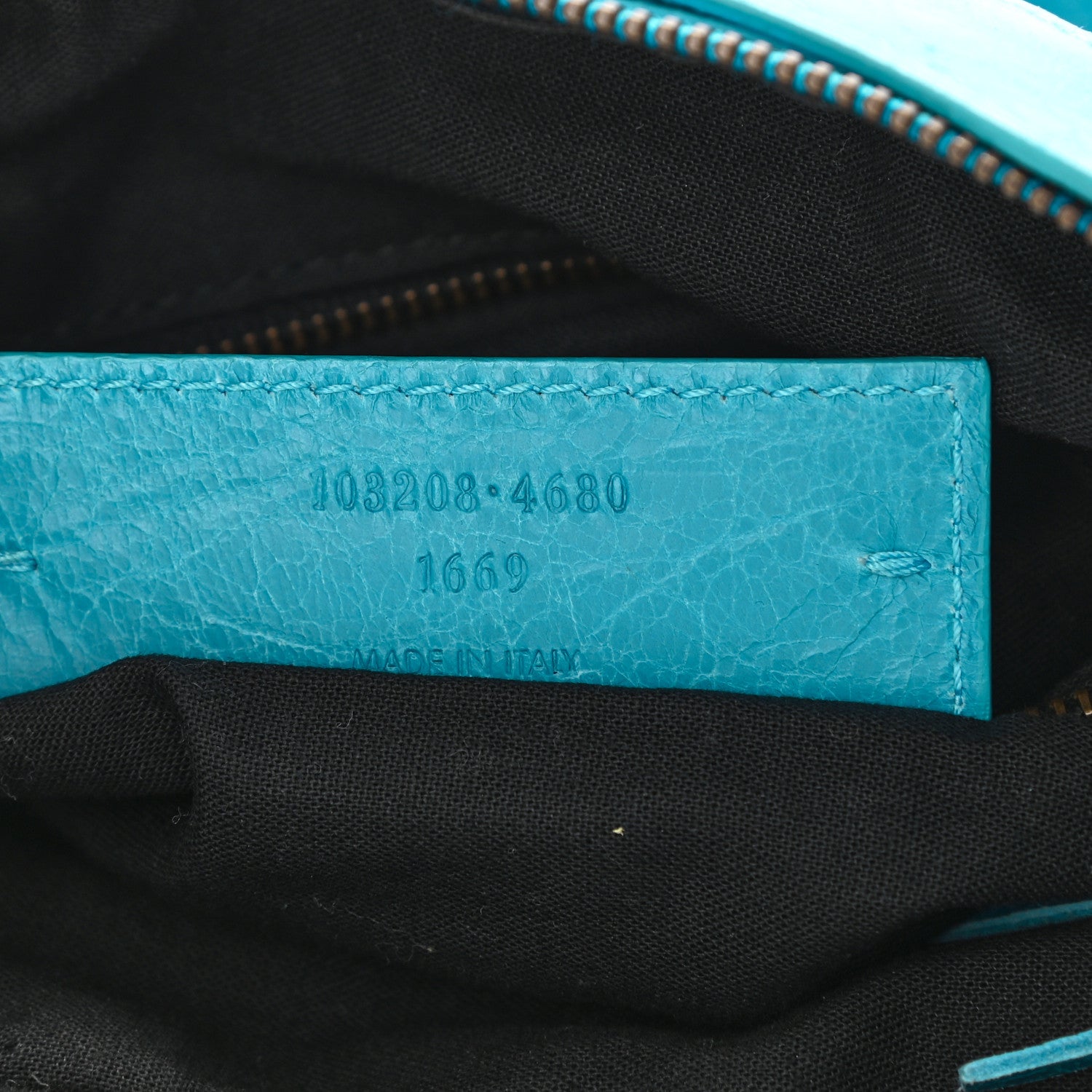 Balenciaga Agneau Classic Hardware First Bleu Paon 8 of 9