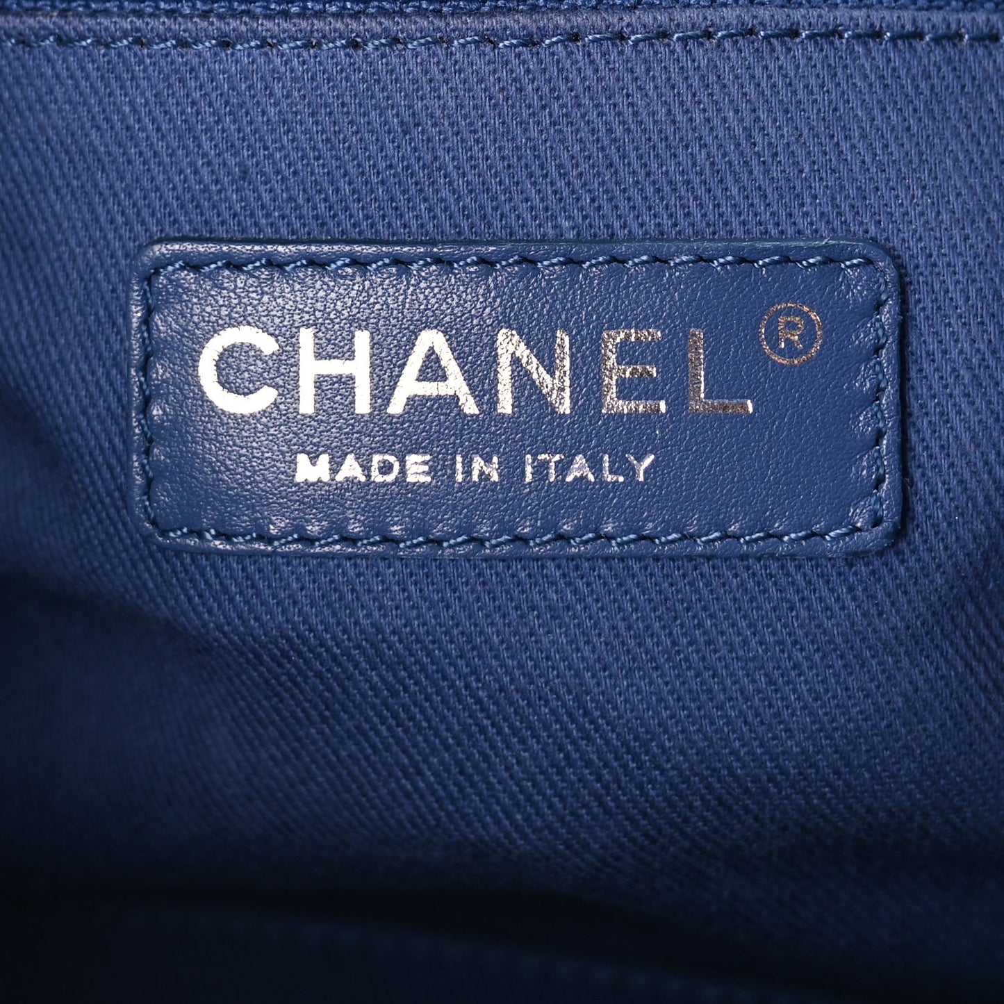 Canvas Deauville Small Bowling Bag Blue