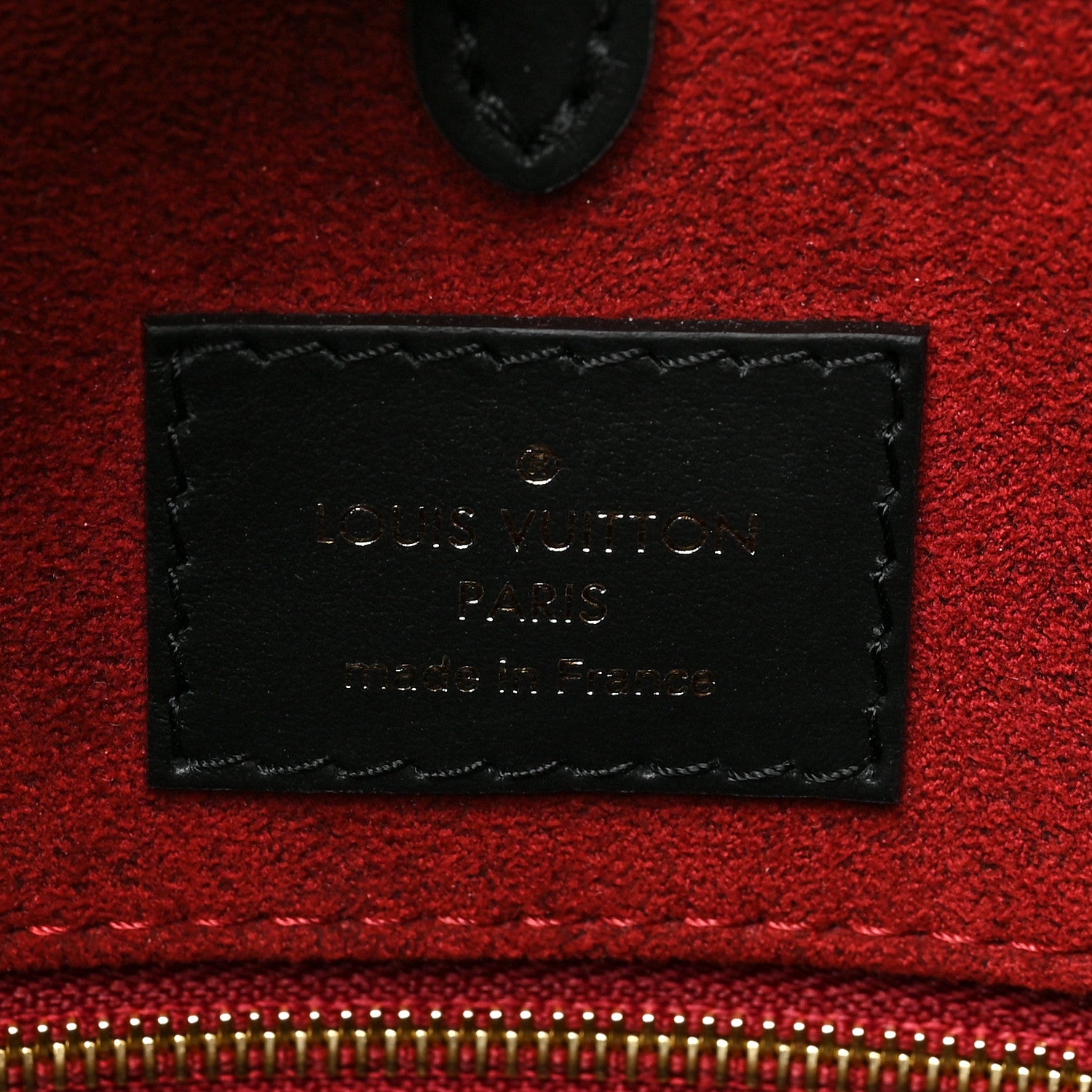 Louis Vuitton Empreinte Monogram Giant Onthego MM Black Beige 6 of 8