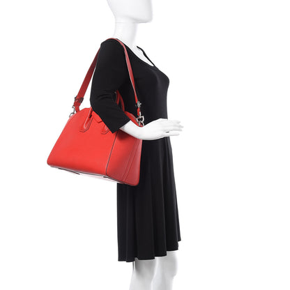 Givenchy Sugar Goatskin Medium Antigona Red 2 of 12