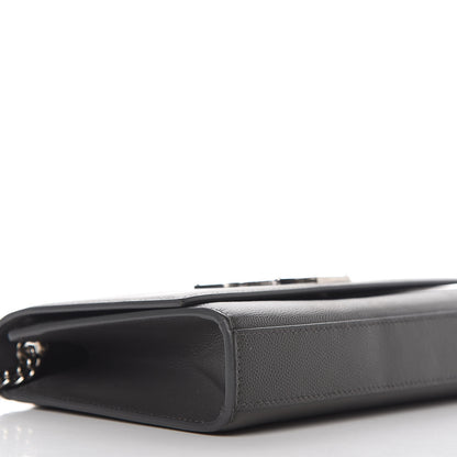 Saint Laurent Grain De Poudre Small Monogram Kate Satchel Earth 6 of 12