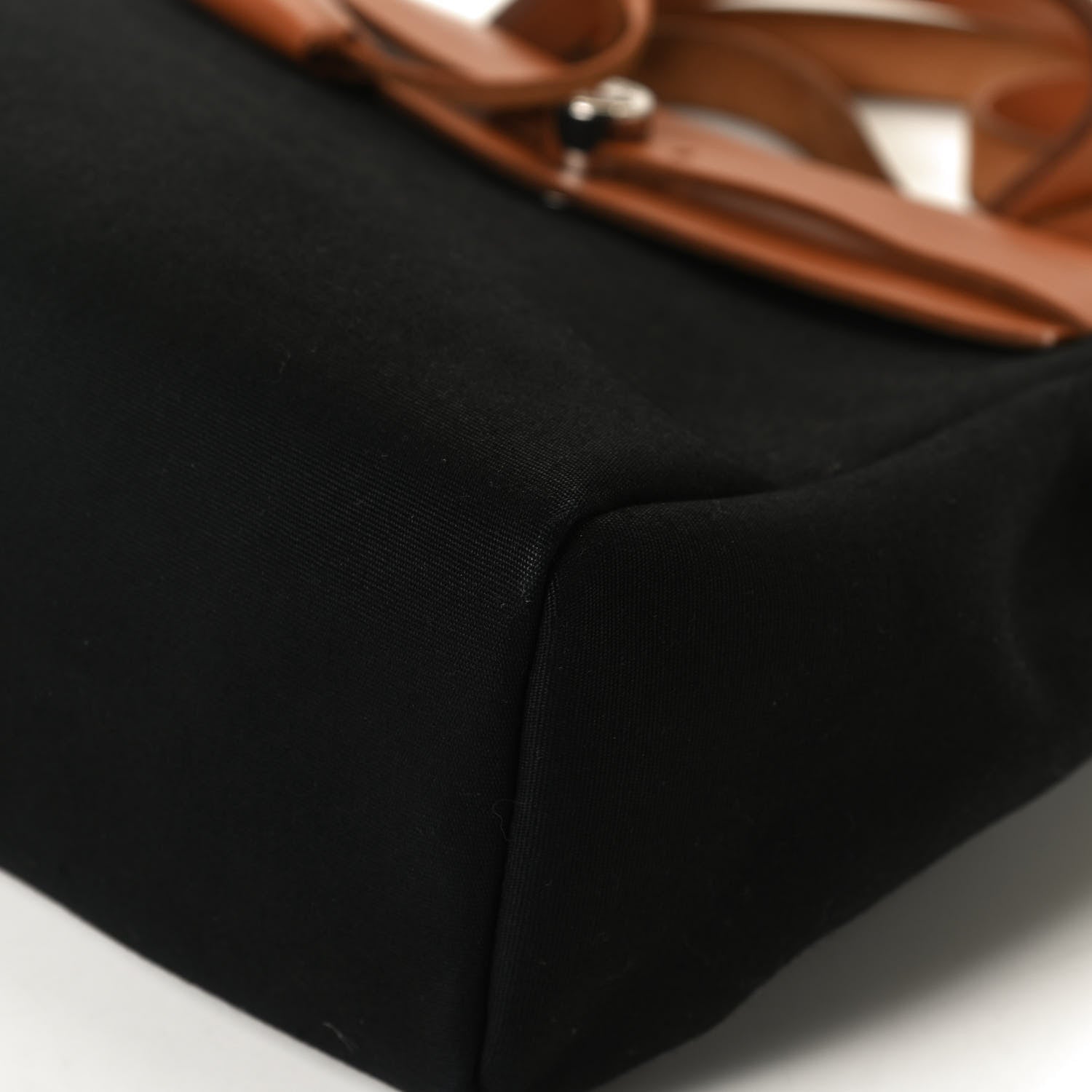 Hermes Barenia Toile Herbag 2 in 1 PM Black 11 of 11