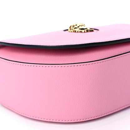 Versace Grained Calfskin La Medusa Small Shoulder Bag Pink 6 of 7