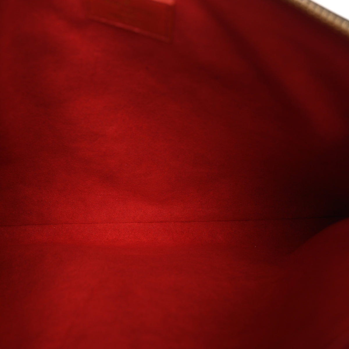 Patent Embossed Monogram Lambskin Coussin MM Black Red