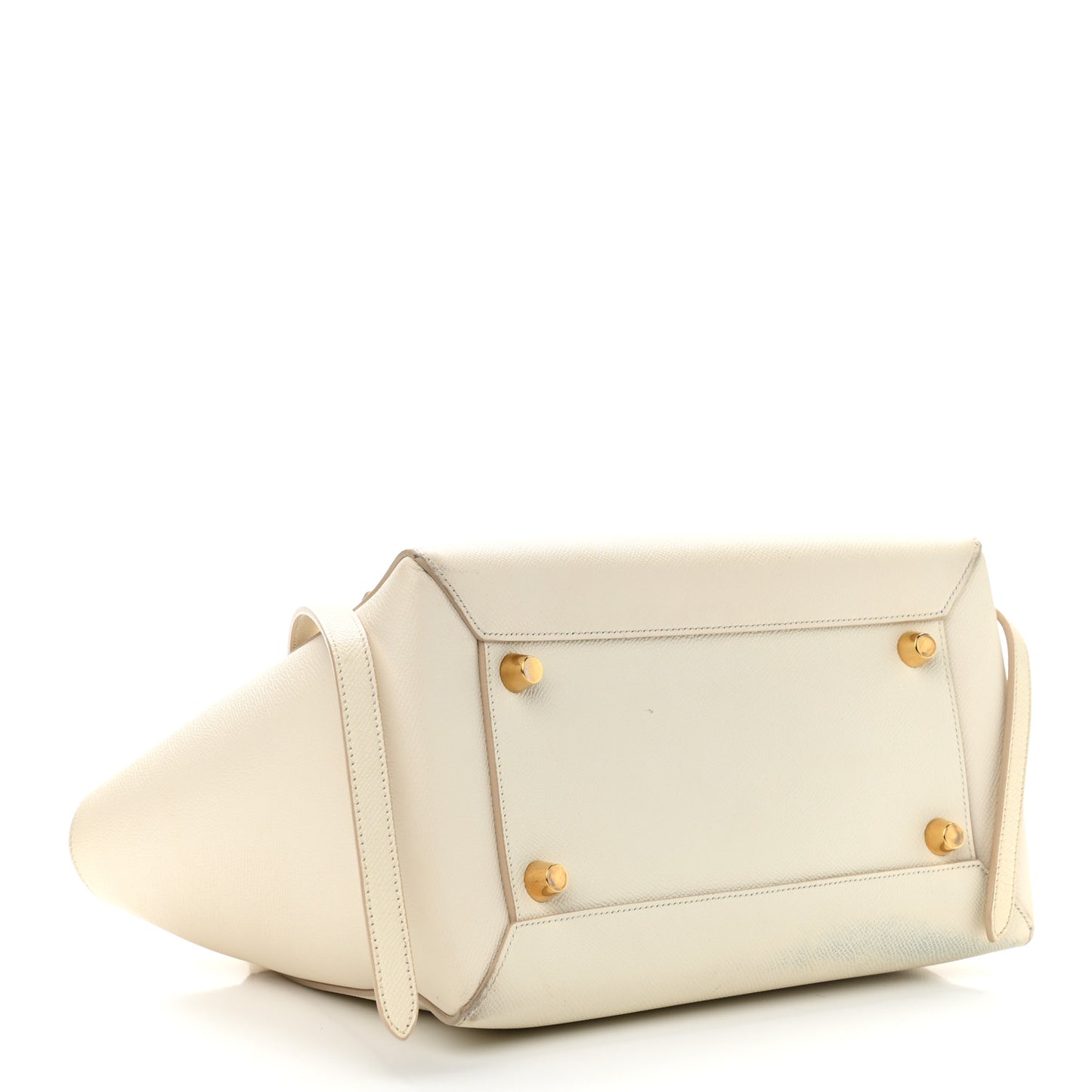 Grained Calfskin Mini Belt Bag White