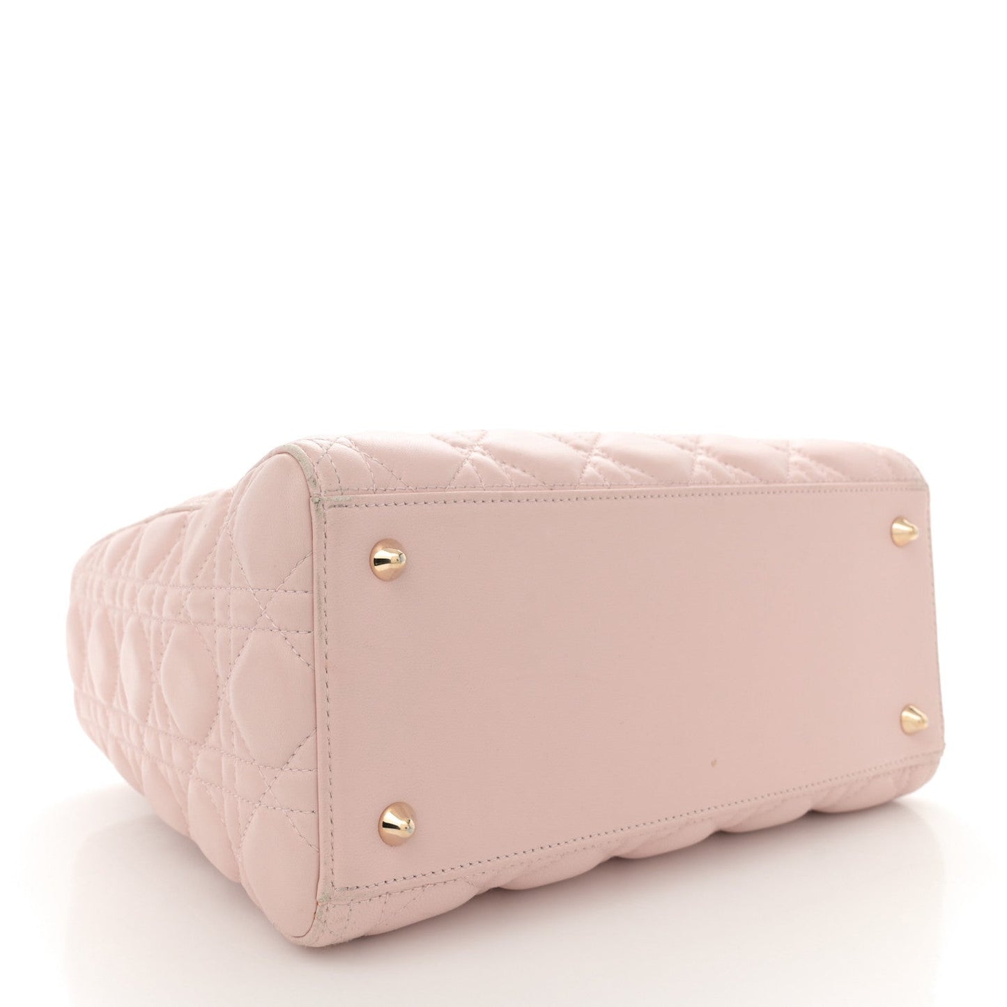 Lambskin Cannage Medium Lady Dior Light Pink