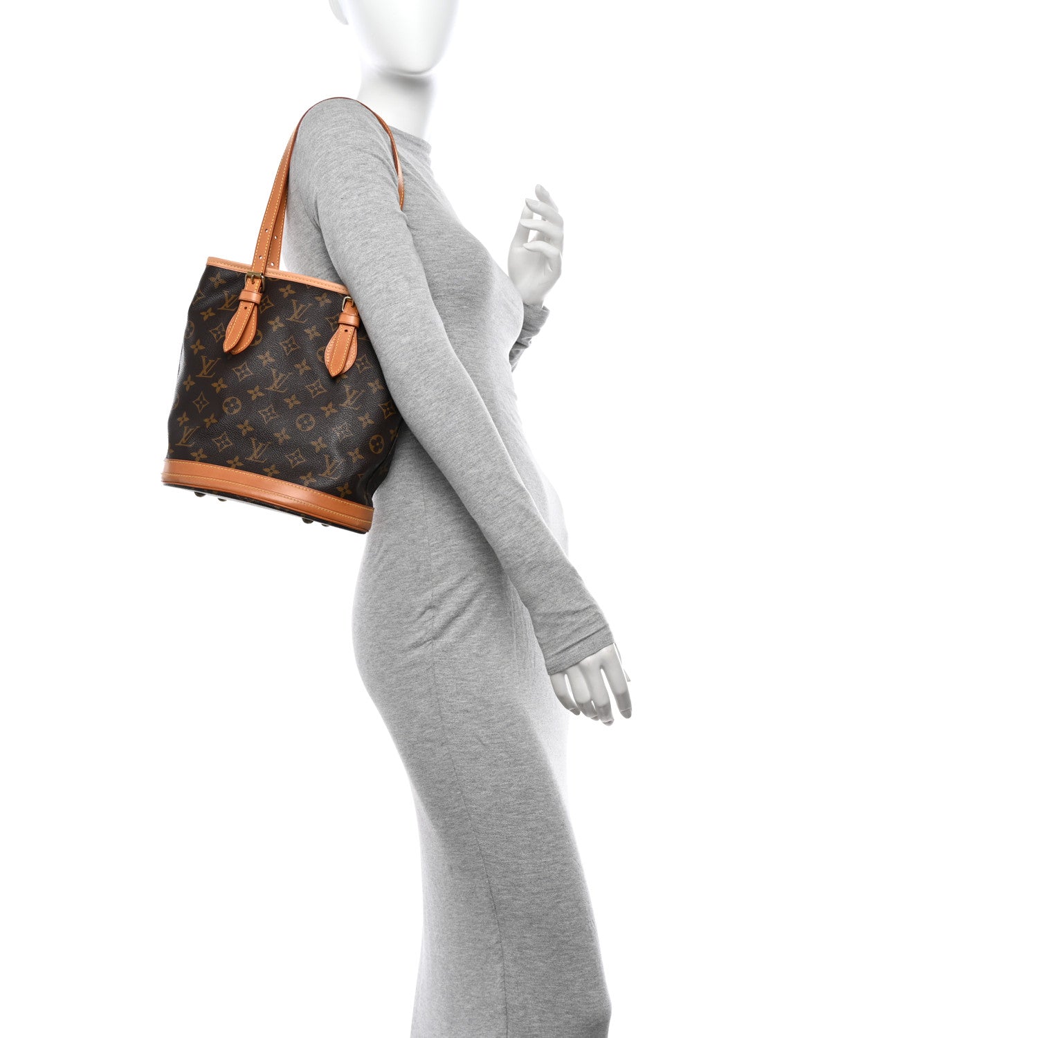 Louis Vuitton Monogram Petit Bucket 23 2 of 17