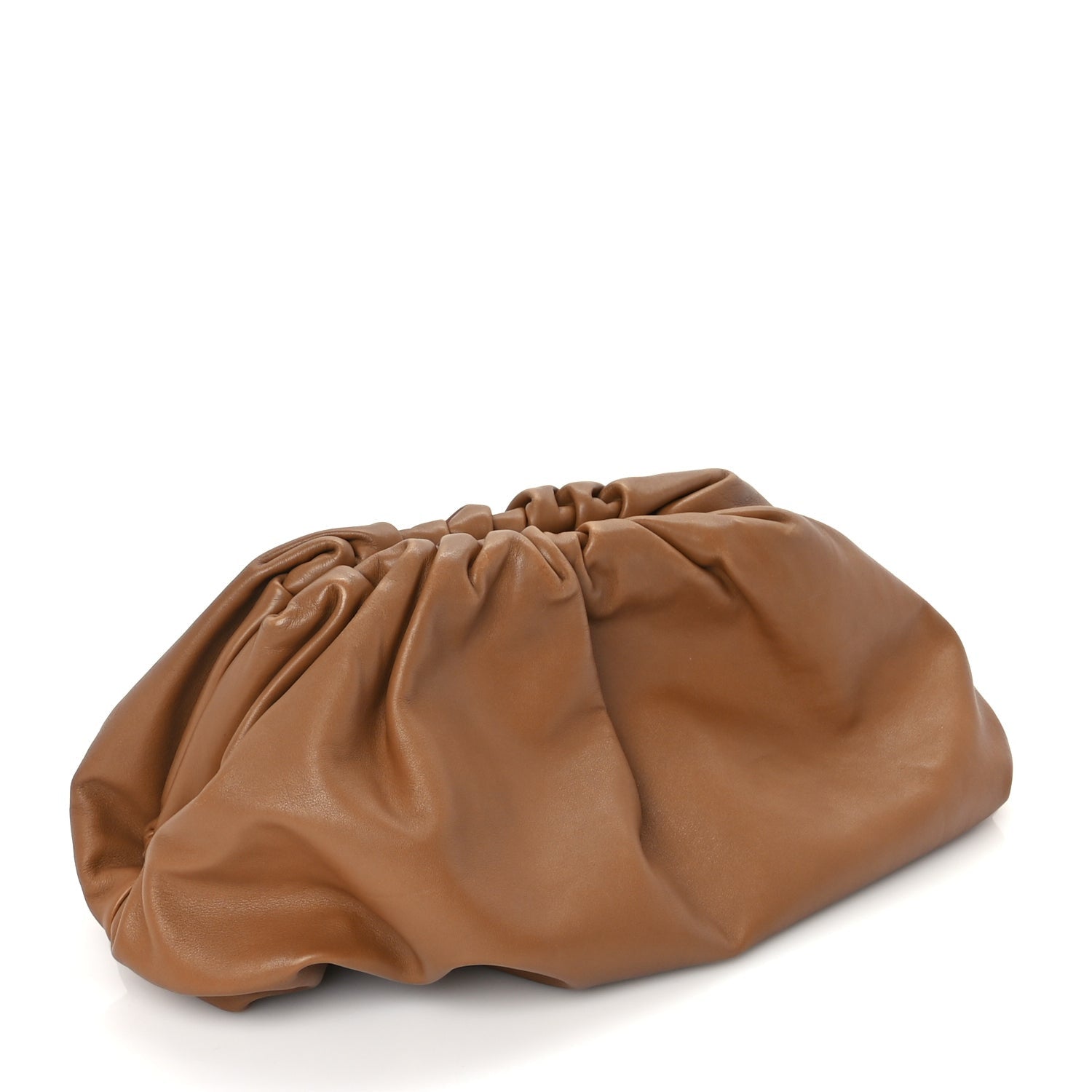 Bottega Veneta Smooth Butter Calf The Pouch Oversized Clutch Cammello 3 of 9