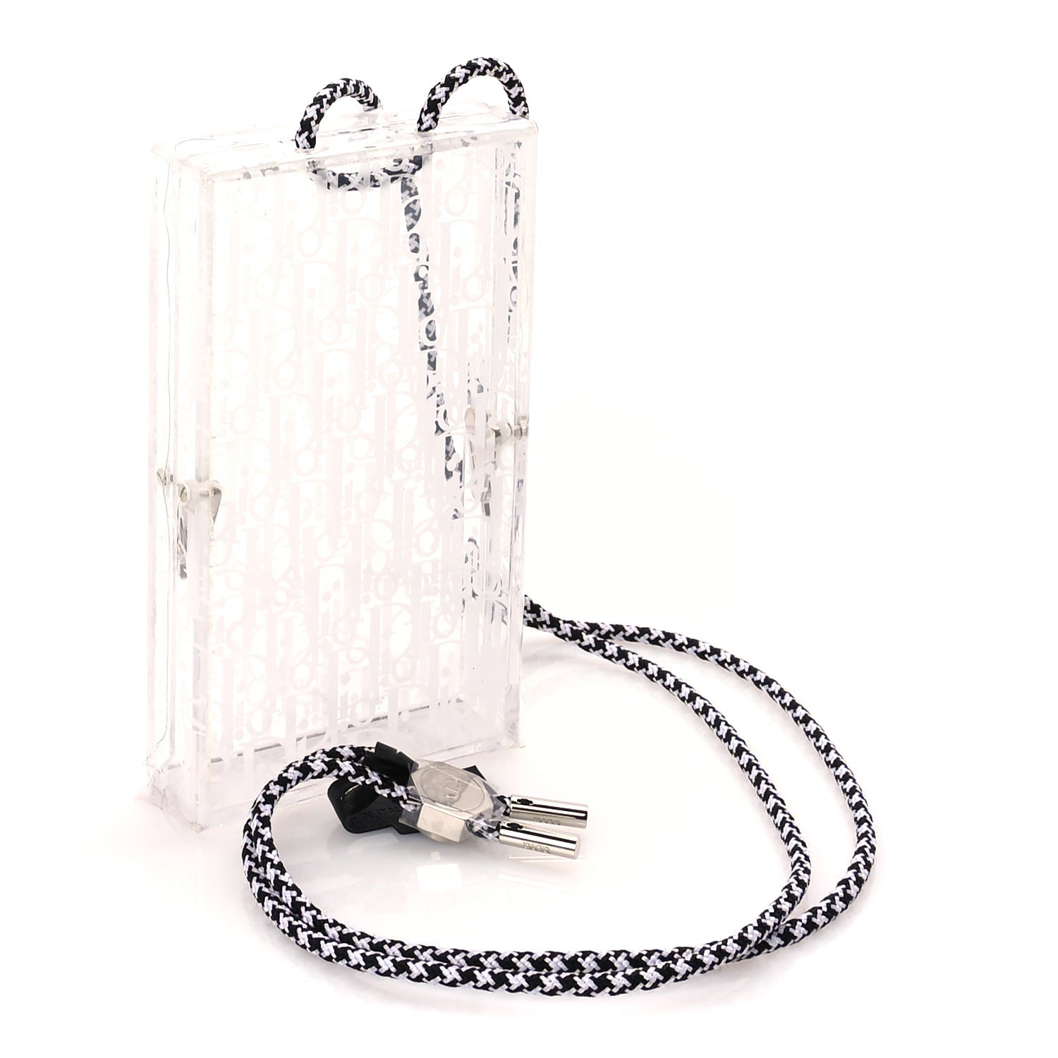 Christian Dior Plexiglass Vertical Pouch Translucent 2 of 8