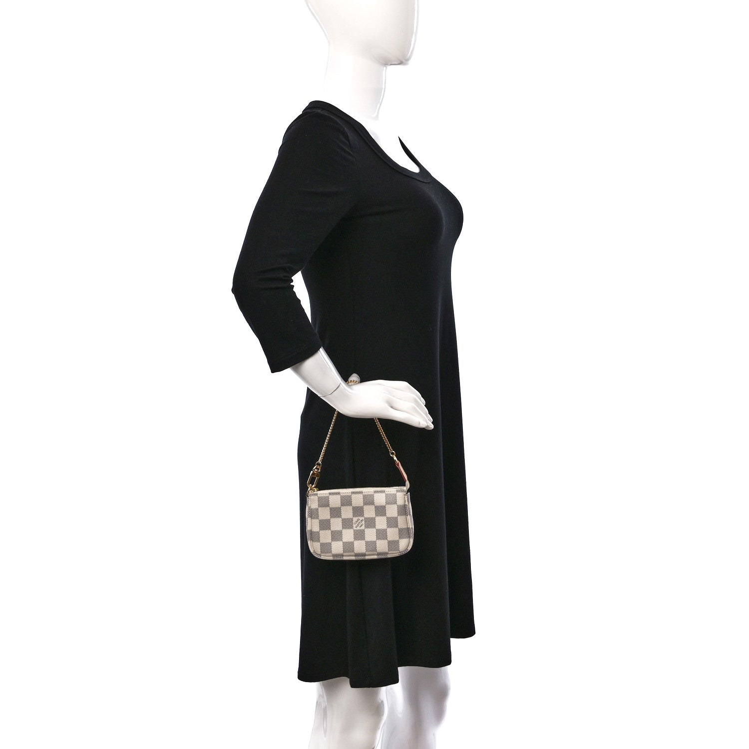 Louis Vuitton Damier Azur Mini Pochette Accessories 2 of 9