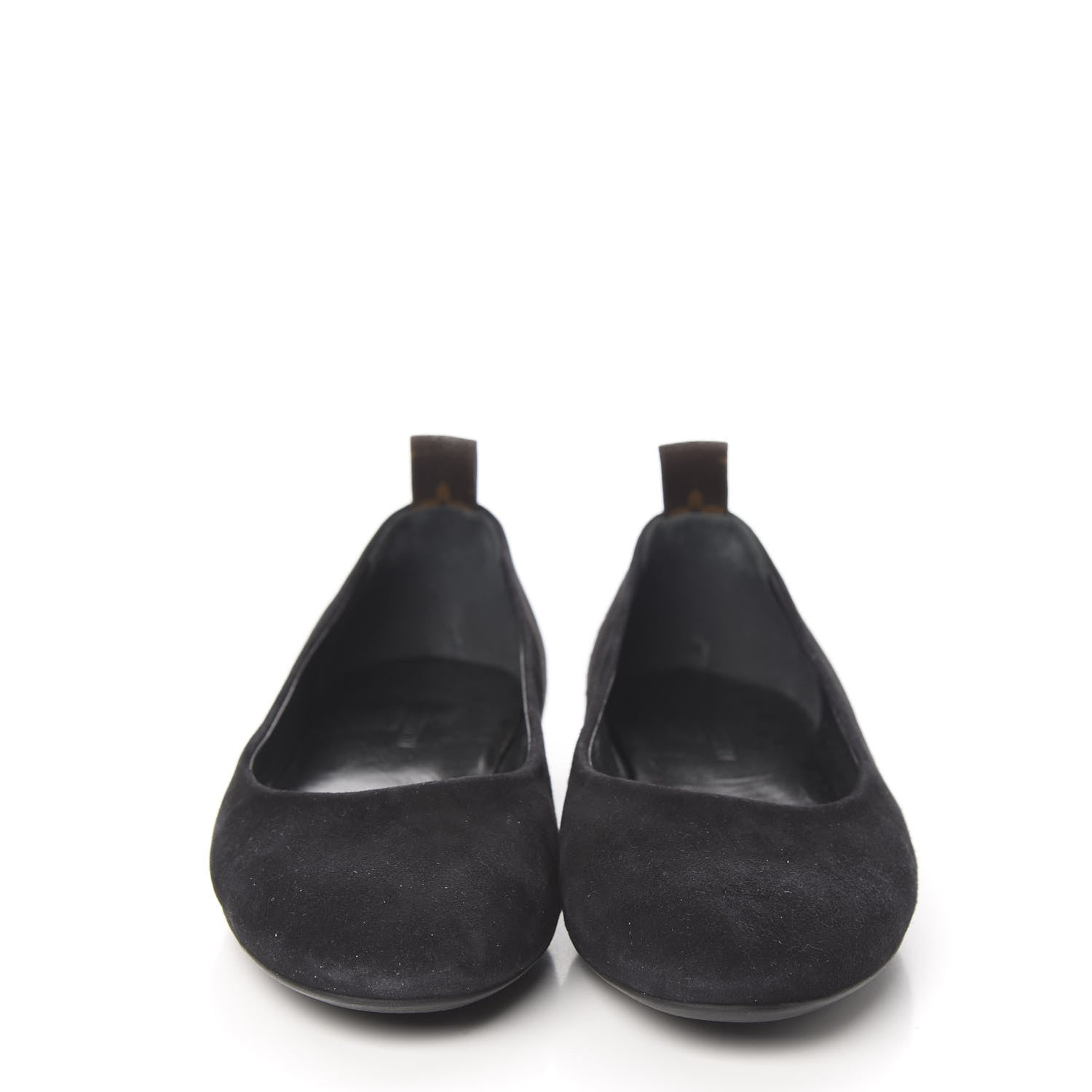 Louis Vuitton Suede Monogram Uniformes Ballet Flats 41 Black 2 of 8