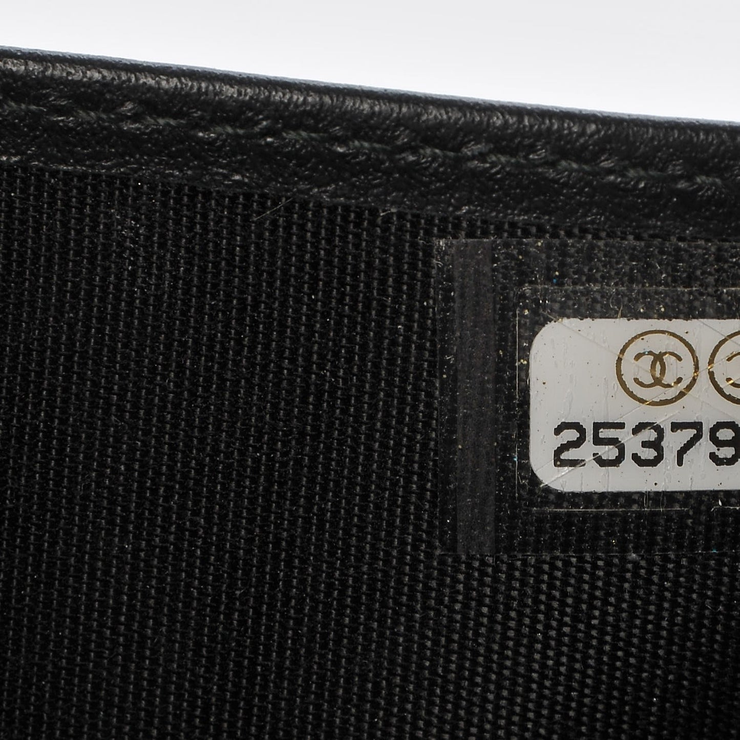 Caviar Quilted Small Boy Flap Wallet Black