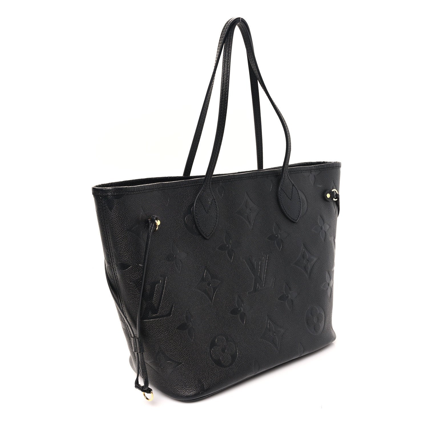 Louis Vuitton Empreinte Monogram Giant Neverfull MM Black 4 of 7