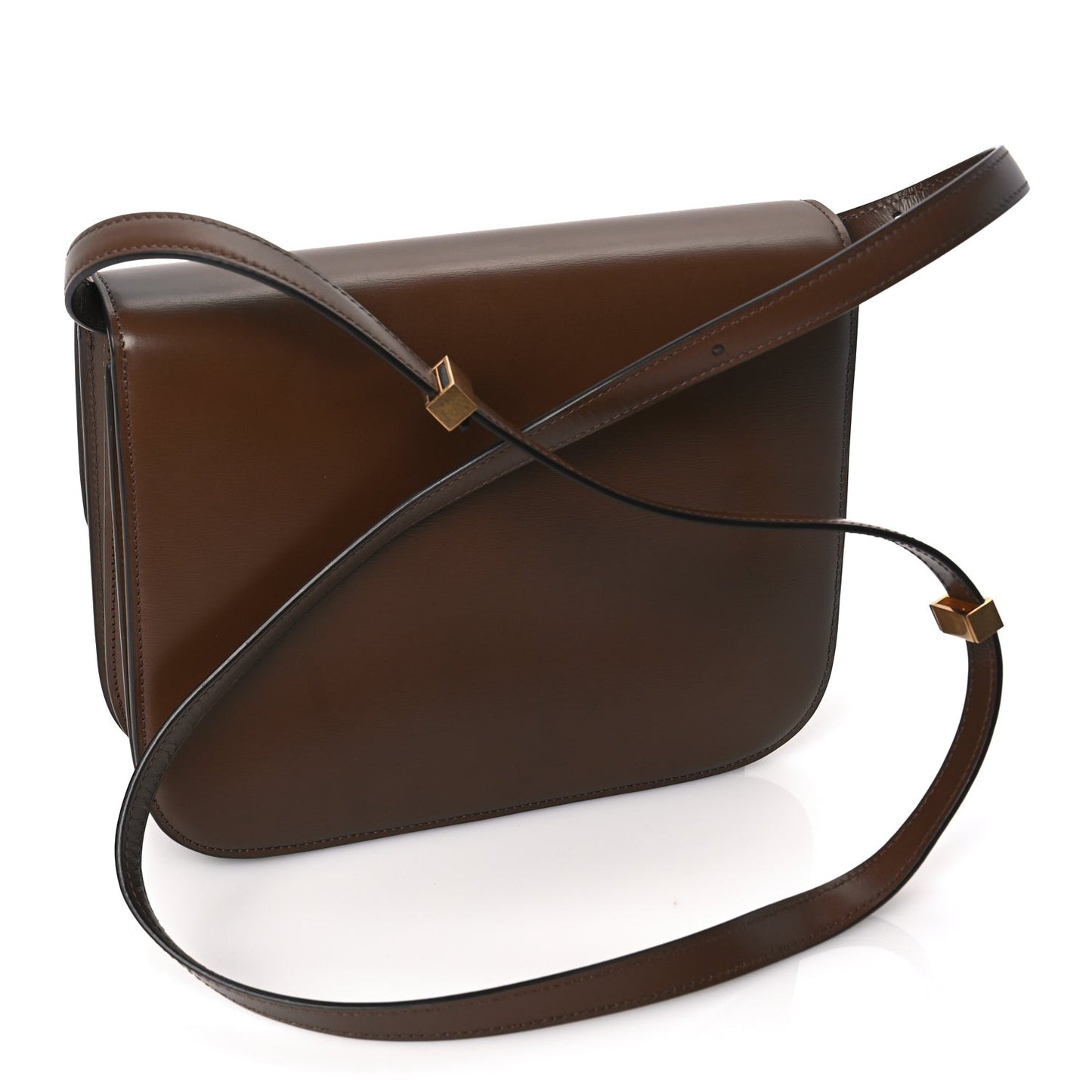 Box Calfskin Medium Classic Box Flap Bag Camel