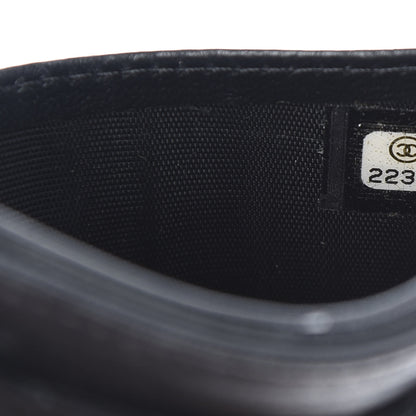 Chanel Lambskin Chevron Quilted Card Holder So Black 10 of 10