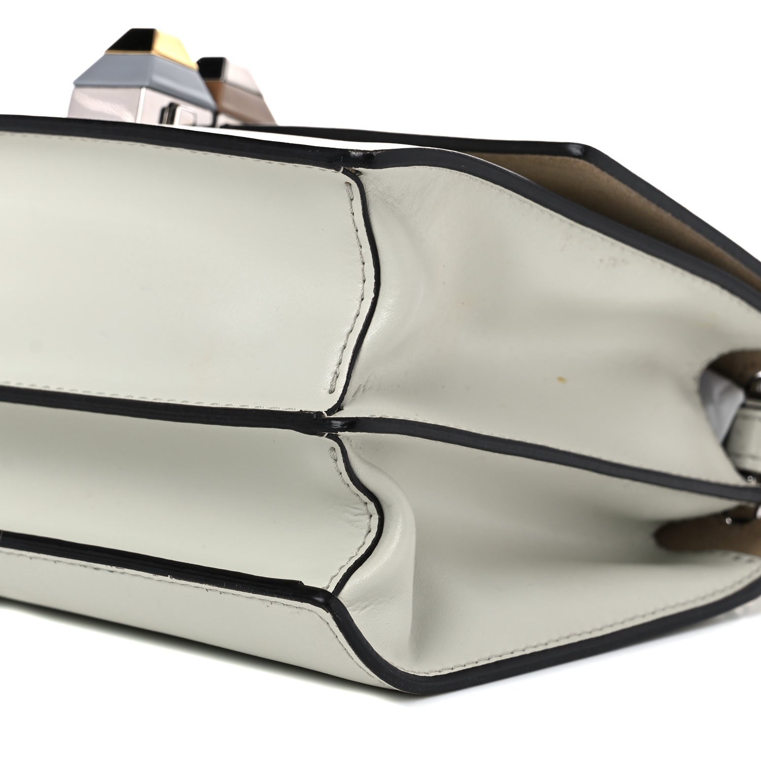 Fendi Vitello Liberty Studded Small Kan I Shoulder Bag Opale Multicolor 10 of 14