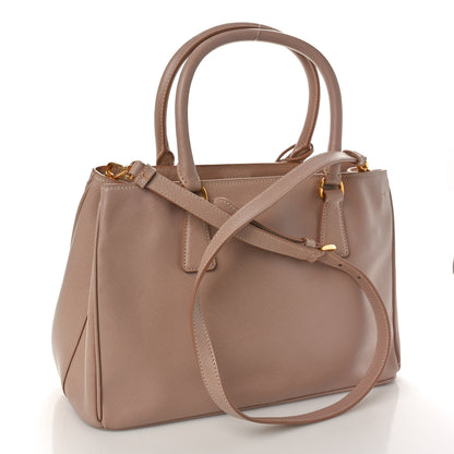 Prada Saffiano Medium Galleria Double Zip Tote Cammeo 2 of 13
