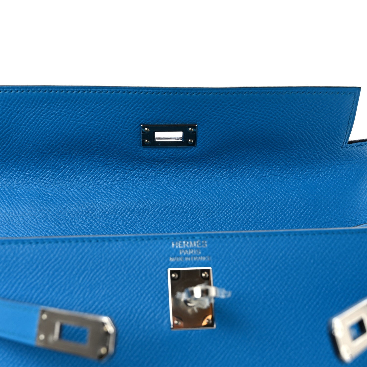 Hermes Epsom Kelly Sellier 25 Bleu Frida 11 of 12