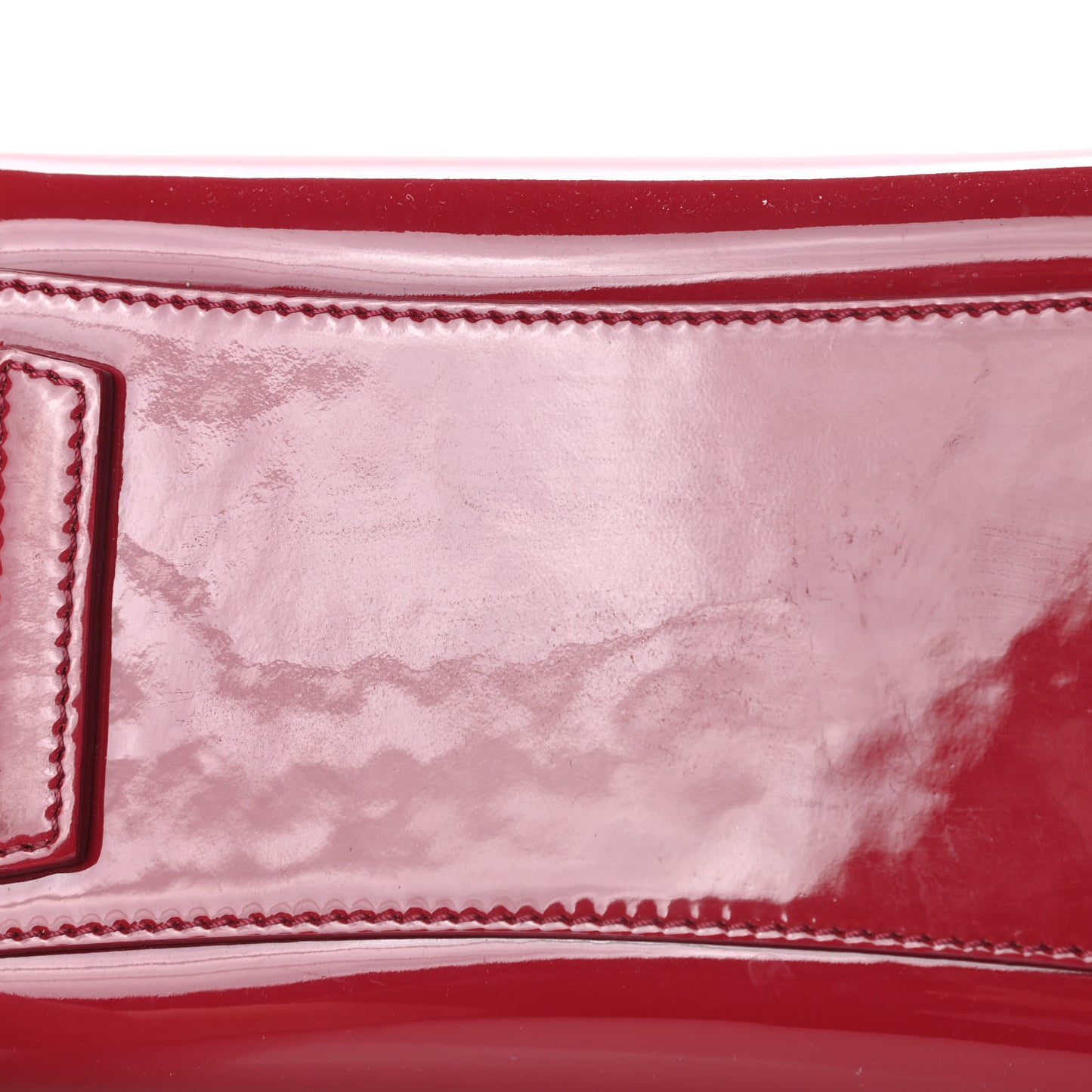 Patent Calfskin Mini Antigona Red