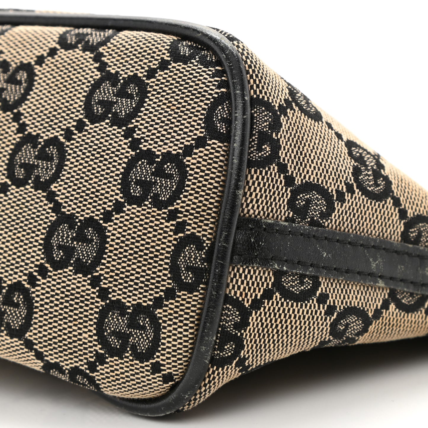 Monogram Web Boat Pochette Black