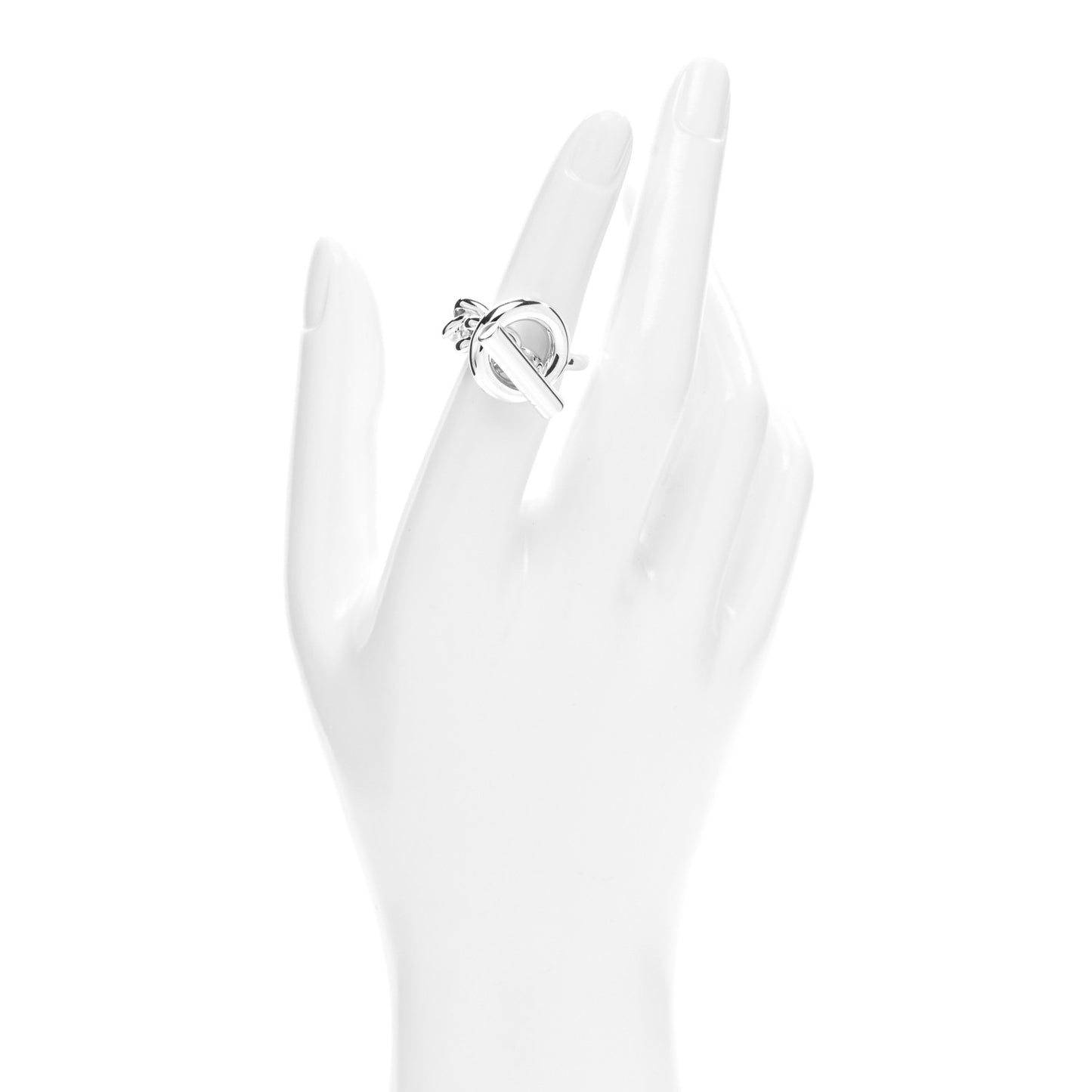 Sterling Silver GM Croisette Ring 50 5.25