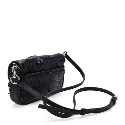 Marc Jacobs Sequin J Marc Mini Shoulder Bag Black 2 of 10