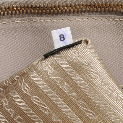 Prada Saffiano Lux Large Double Zip Tote Pomice 9 of 9