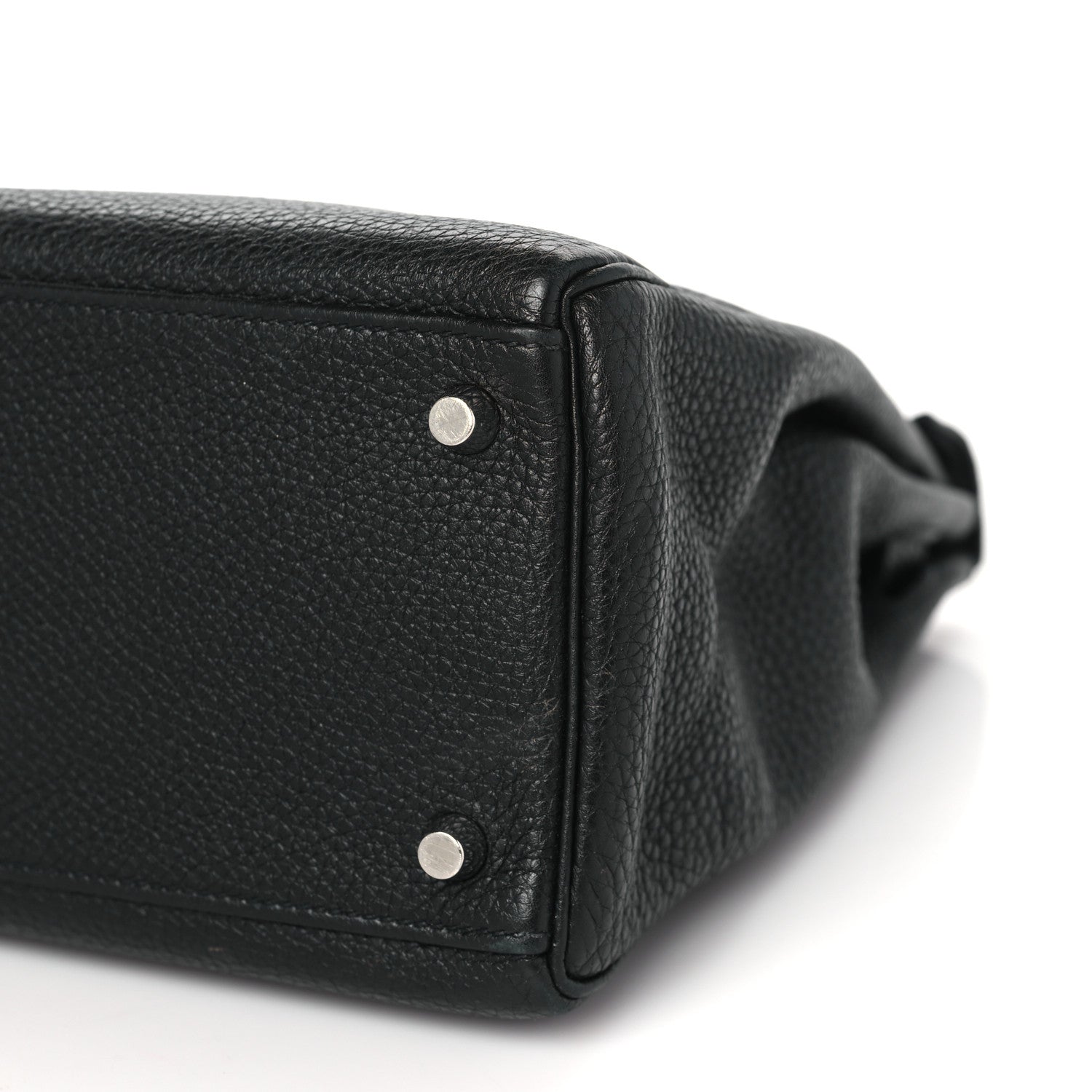 Hermes Taurillon Clemence Kelly Retourne 32 Black 10 of 14