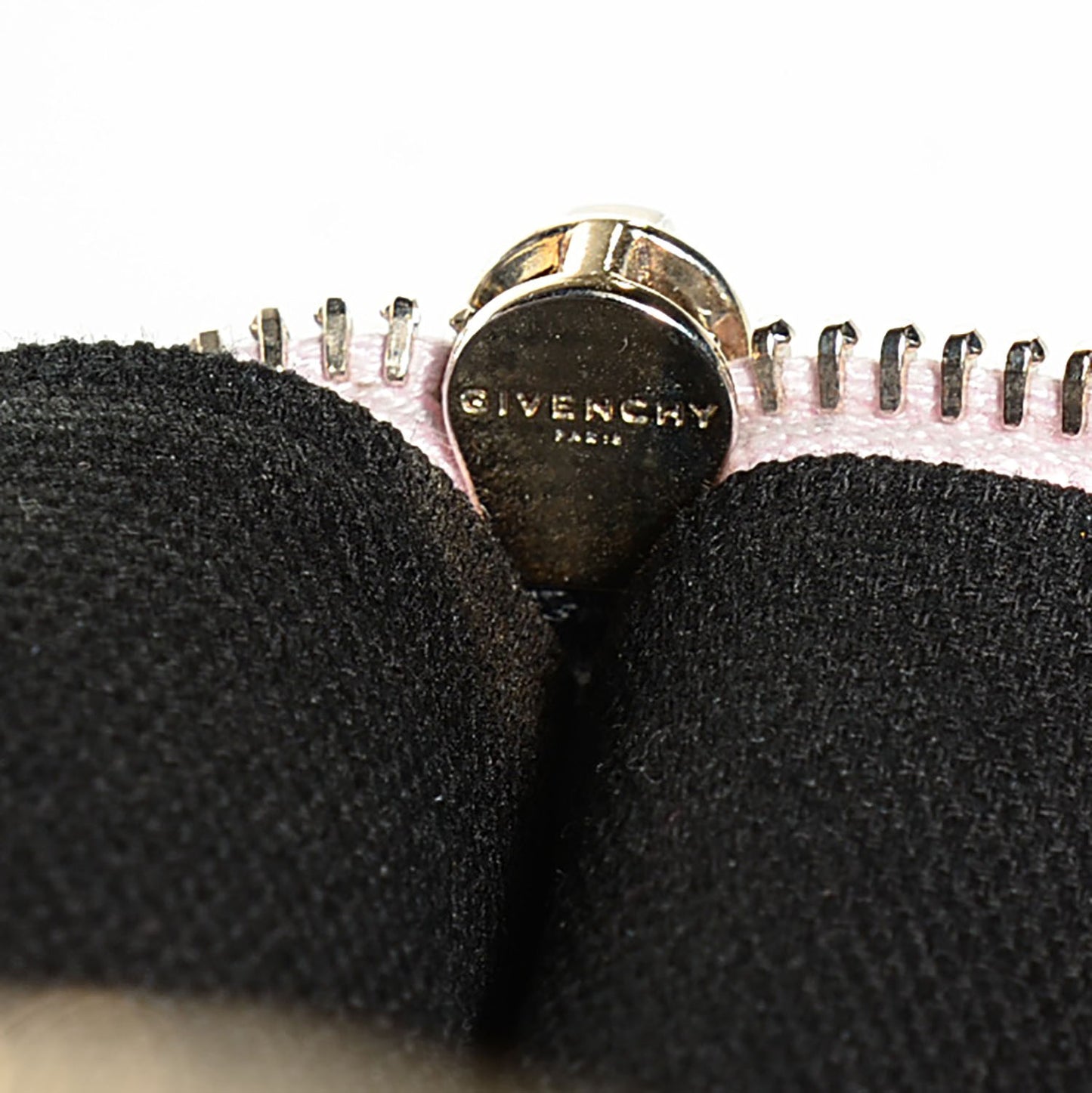 Coated Canvas Butterfly Print Large Flat Zip Pouch Multicolor