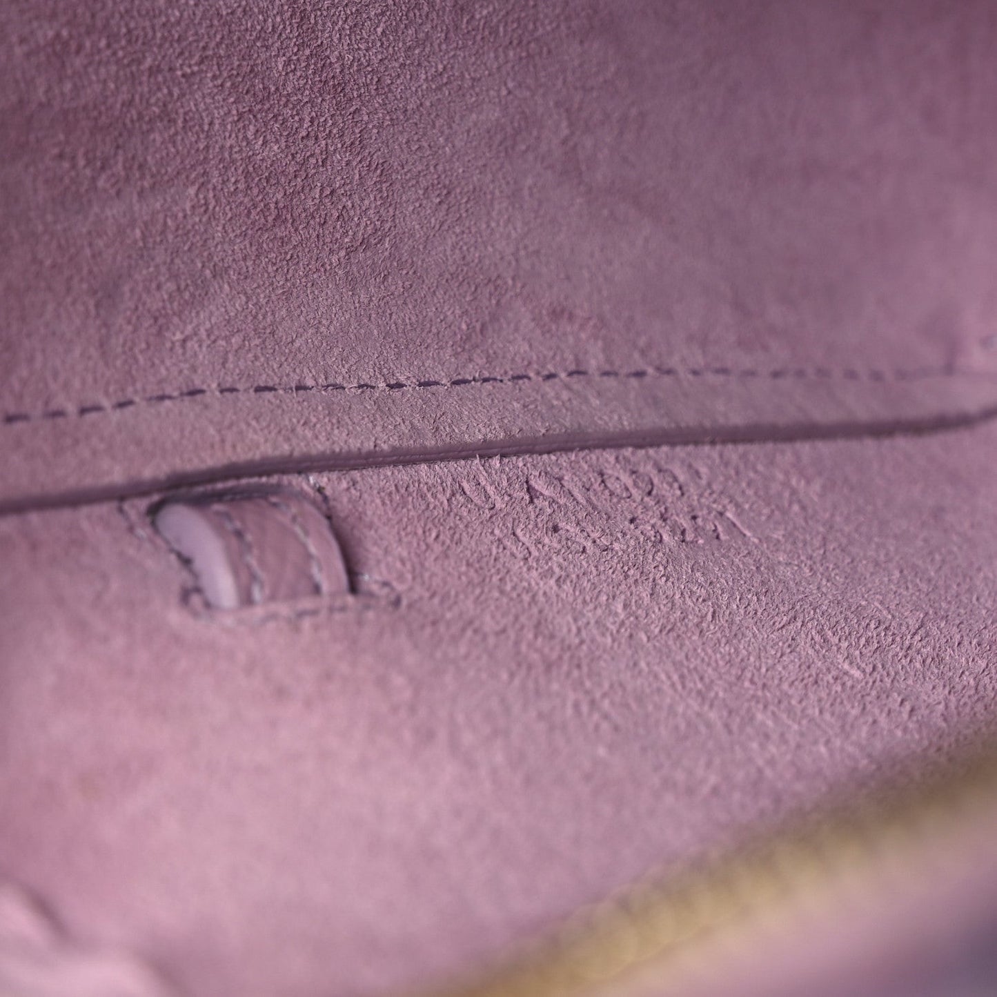 Grained Calfskin Nano Belt Bag Antique Rose