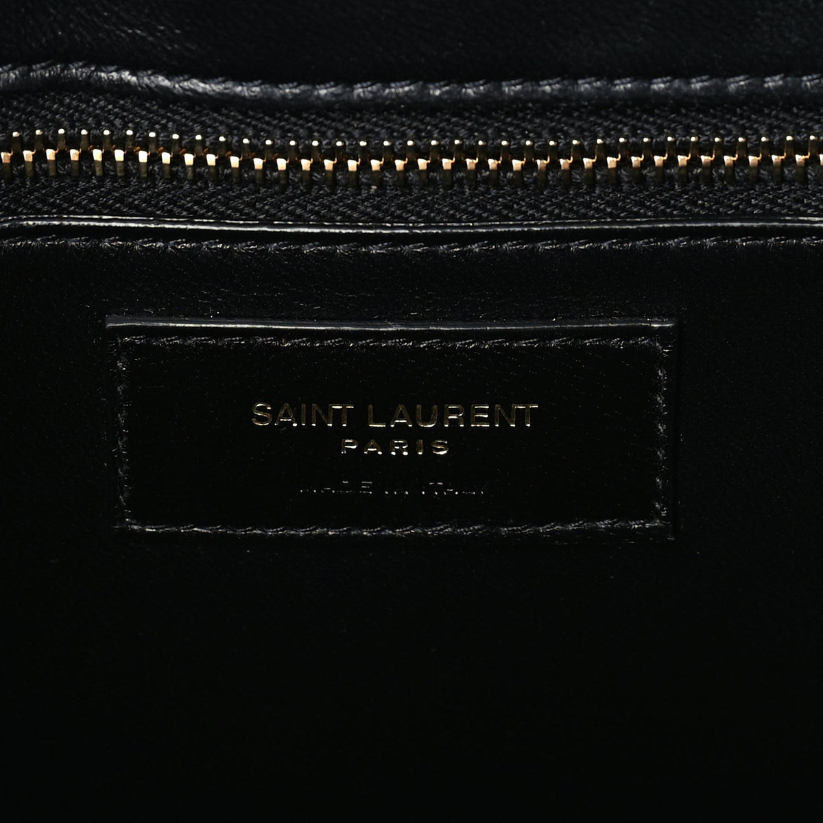 Saint Laurent Smooth Calfskin Carre Satchel Black 5 of 8