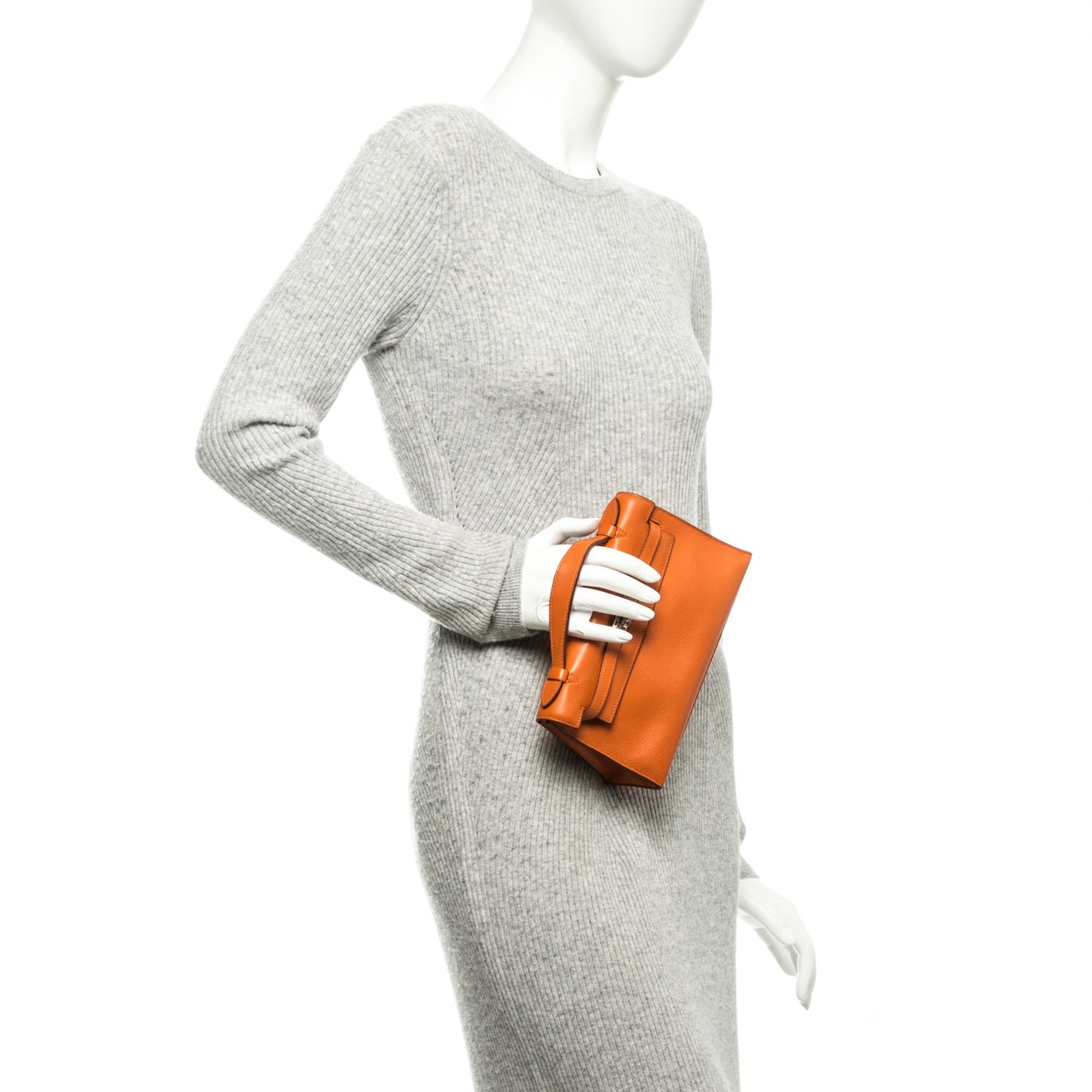 Swift Kelly Pochette Clutch Orange