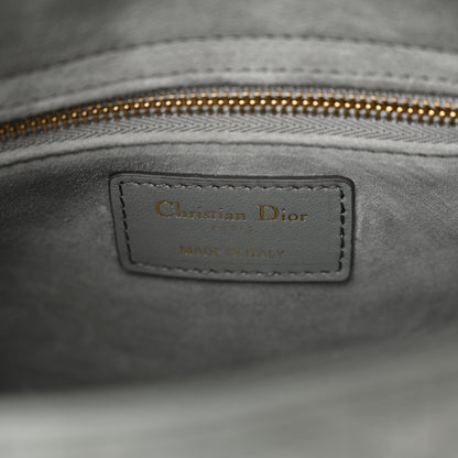 Christian Dior Lambskin Cannage Gradient Small My ABCDior Lady Dior Grey 6 of 12